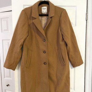 Abercromie & Fitch Wool-Blend Dad Coat